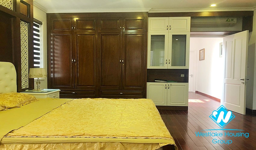 Beautiful new villa with full new equipments for rent in Ciputra, Tay Ho